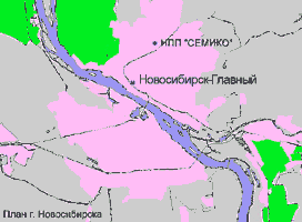 план г. Новосибирска
